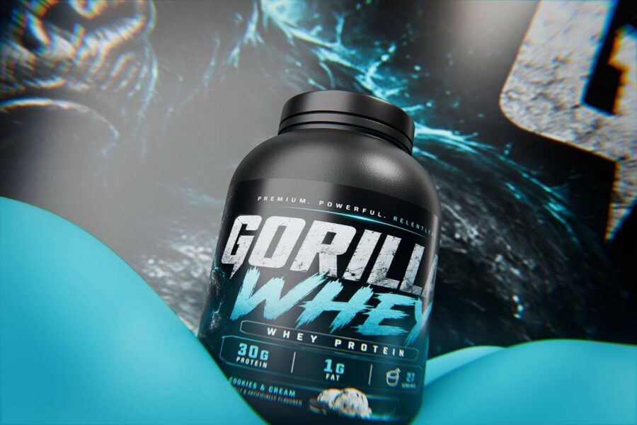 Gorilla Whey | Amazon A+ Content & 3D Renders