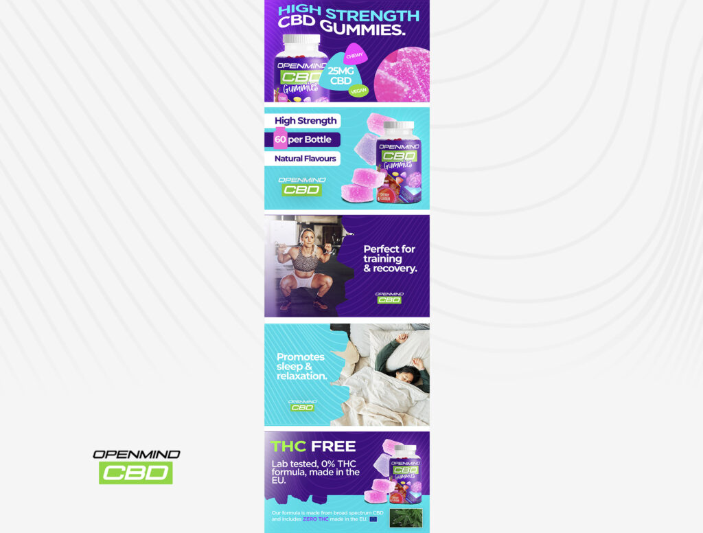 OpenMind CBD | Amazon Product Listing Images | Amazon A+ Content