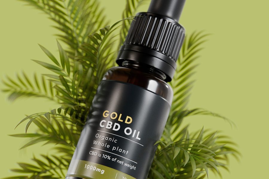 3D CBD Oil Product Visualisation | Blender 3D